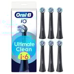 Oral-B iO Ultimate Clean Tandborsthuvuden Svart 6 st