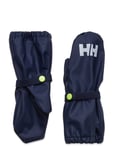 K Bergen Fleece Pu Mittens Accessories Gloves & Mittens Rain Gloves Blue Helly Hansen