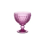 Villeroy & Boch - Boston Berry Champagne/Dessert Bowl, 250 ml, Crystal Glass Bowl for Champagne and Sweet Treats, Dishwasher-Safe, Pink