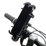 Locking Strap Bike Mount & Quick Grip XL Holder for Samsung Galaxy S21 Ultra