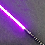 Hengqiyuan Lightsaber Star Wars, Lightsaber Replica Toy for Kids Metal Handle USB Charging Removable Real Experience Lightsaber Dueling,Pink Purple