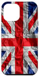 iPhone 14 Pro Max Cool Retro UK Distressed Flag Illustration Graphic Designs Case