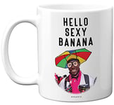 Stuff4 Funny Mugs - Hello Sexy Banana Mug - Joke Novelty Gifts for Men, Rude Meme Mug, Funny Gifts for Women, Funny Birthday Gifts for Him Her, 11oz Ceramic Dishwasher Safe Mugs