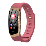 ZHYF Smart Bracelet,Smart Band Blood Pressure Watch Thin Smart Bracelet With Heart Rate Sleep Monitor Fitness Tracker,Pink