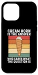 iPhone 12 Pro Max Cream Horn Is The Answer Who Cares What The Question Is Case