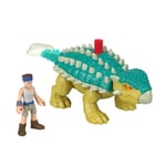 Fisher-Price Imaginext Jurassic World Coffret de Figurines Ben et Tite Bosse pour développer l’Imagination des Enfants à partir de 3 Ans, HVY19