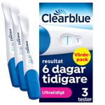 Clearblue Ultratidigt Graviditetstest Resultat Sex Dagar Tidigare 3 tester