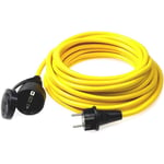 as-Schwabe 60350 Rallonge électrique Câble jaune 5m K35 AT-N07 V3V3-F 3G1,5 Extérieur - IP44 (Import Allemagne)68