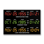 Back To The Future - De Lorean Display Sticker, Accessories
