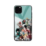 FUTURECASE Anime Boku no Tempered Glass Phone Case for iPhone 6 6S 7 8 Plus 10 X XR XS Max 11 Pro SE 2020 Back Covers (7, iPhone XR)