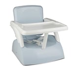 THERMOBABY - Rehausseur De Chaise Enfant 2 En 1 THERMOBABY YEEHOP - 6-18 Mois - Harnais Sécurité 3 Points - Tablette Amovible - Fleur Bleue