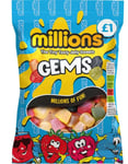 Millions Gems - Vingummi med Forskjellige Fruktsmaker 120 gram