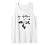 Special Delivery From Cupid Valentines Day Couples Pregnancy Tank Top