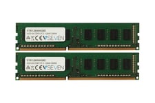 V7 - 4GB:2x2GB - DDR3 RAM - 1600MHz - DIMM 240-pin - Ikke-ECC - CL11