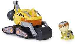 Paw Patrol The Mighty Movie, Construction Toy Truck with Rubble Mighty Pups Act