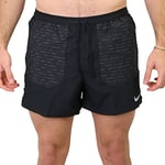 Nike DD4791 M NK DF RUN DVN FLX STRD 5BF Shorts mens black/reflective silv S