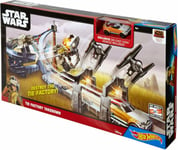 Hot Wheels Star Wars TIE Factory Takedown Track Set With Toy Die Cast Vehicle