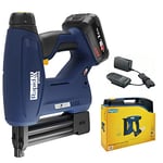 Rapid BTX606 18V P4A Battery-Powered Staple Gun Kit, Cordless Heavy Duty Stapler for Hard and Soft Wood DIY, Takes Narrow Crown Staples and Brads, Includes 2.5Ah Battery, Charger & Case (5001503)