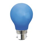 Star Trading blå LED lampa B22d 0,9W