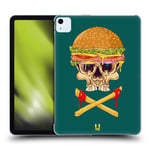Head Case Designs Hamburger Et Frites Sandwichs de Crâne Coque Dure pour l'arrière Compatible avec Apple iPad Air (2020)