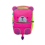 Trunki Toddler Backpack | High Visibility Children’s Nursery Bag for Pre-school or Kindergarten and Kids Rucksack | ToddlePak Backpack Betsy Bear (Pink)