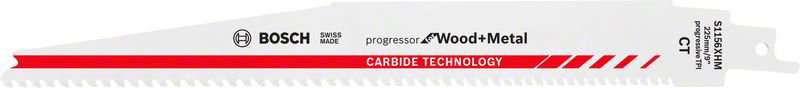 Bosch Bajonettsagblad S 1156 XHM Carbide Progressor for Wood and Metal