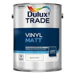 Dulux Trade Vinyl Matt Light and Space, 5L - Absolute White - Walls and Ceilings