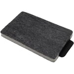 Vhbw - Filtre à charbon actif compatible avec Miele da 3698 c hotte de cuisine - 23,7 x 14,6 x 1,9 cm