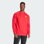 adidas Manchester United Essentials Trefoil Crew Sweatshirt Men