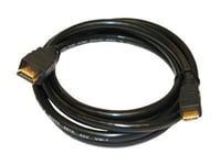 World of Data® Cable Hdmi -Mini Hdmi plaqué or 2m