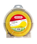 Oregon 69-370-Y Yellow Round Strimmer Line/Wire for Grass Trimmers and Brushcutters, 3.0 mm x 56 m