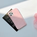 iPhone11 Pro Max skal teddy material fluffigt mjukt stickat
