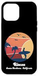 Coque pour iPhone 12 Pro Max Rincon Santa Barbara California Surf Vintage Surfer Beach