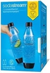SodaStream DuoPack Fuse 2x 1L KST bottle - dishwasher safe (BPA free) - replace