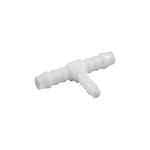 GARDENA T-Piece: Tube plastic Accessories, For simple Hose Connection and branching Of 10 mm tubes, 2 Pieces (7303-20), White/Transparent