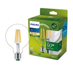 PHILIPS Ultra Efficient - Ultra Energy Saving Lights, LED Light Source, 60W, G95, E27, Warm W+W65