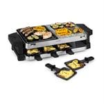 Sirloin Appareil à raclette pour 8 personnes 1500W aluminium & pierre