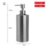 Stainless Steel Soap Dispenser Kitchen Sink Bathroom Shampoo C 550ml