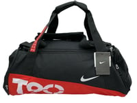 New Vintage NIKE Total 90 T90 M Sports Gym HOLDALL DUFFEL Bag BA4033 Black Red