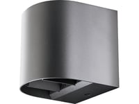 Sg Armaturen Artes Rund Grafit 360Lm 3000K Ra&Gt 80 Bakgrundsbelysning