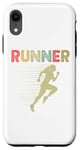 Coque pour iPhone XR Retro Runner Marathon Running Vintage Jogging Fans