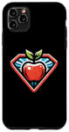 Coque pour iPhone 11 Pro Max Pomme de super-héros drôle et mignon en détresse