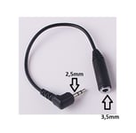 Câble Cable adaptateur Audio Jack - 3,5mm male vers 2,5mm femelle