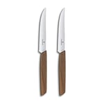 Victorinox Swiss Modern 6.9000.12WG Steak Knives Set of 2 Walnut