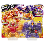Grandi Giochi - Goo JIT Zu Alien Attack Double Pack, Héros Extensible et avec Remplissements Différents, GJT33000
