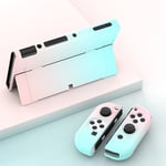 Jaune - Housse De Protection 3 En 1 Pour Nintendo Switch Oled 2021 Joy Con, Antichoc Transparent, Anti Rayures