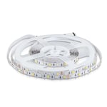 60 LED Strip Ljus 8W/m - RGB+W, IP20, 5m/rulle - Kulör : RGB + Kall Vit