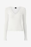 Gina Tricot - Topp Lace Detail - Vit