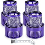 Pack Filters For Dyson V10 Motorhead Cyclone Animal Absolute Sv12 Cordless Vacuum Cleaner Attachment Replaces Dy-969082-01 - Crea