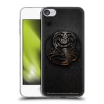 Head Case Designs Officially Licensed Cobra Kai Metal Logo Graphics Soft Gel Case Compatible With Apple Touch 6th Gen/Touch 7th Gen